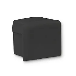 Accessory for profile SURF10 - endcap (1 pc.), EC81B, black, closed