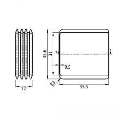 Variateur UNIVERSAL PUSH, blanc mat