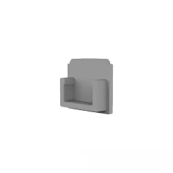Embout T-PROFILE 14 - E208 sans trou pour câble, gris