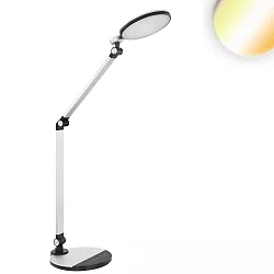 Lampe de bureau COLORSWITCH avec bras articulé, CCT Switch, inclinable IP20, noir  gradable