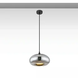 Luminaire à suspension INFINITY OVAL à 1 flamme, rond E27 IP20, gradable