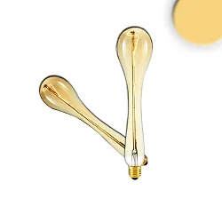 Ampoules décoratives à filament VINTAGE LINE WATERDROP commutable E27 3,8W 240lm 2200K 360° CRI >90 