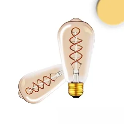 Ampoule Edison forme d'ampoule VINTAGE LINE EDISONBULB ST64 commutable ST64 E27 3,8W 200lm 2200K 360° CRI >90 