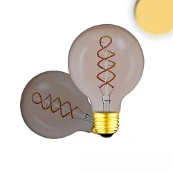 Globe de filament d'ampoule VINTAGE LINE ROUNDBULB 95 commutable G95 E27 4W 90lm 2200K 360° CRI 85 