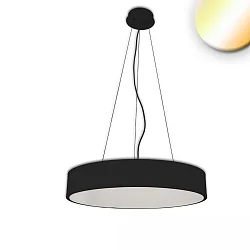 Luminaire à suspension DN1000 Bas, rond IP20, noir gradable