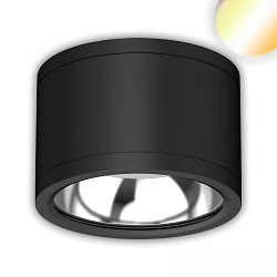 Spot IP65, noir  gradable