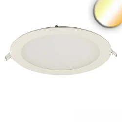 Downlight IP42, blanche gradable