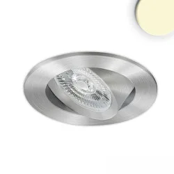 Lumière encastrée SLIM68 MINI AMP rond IP40, aluminium brossé  8W 850lm 3000K