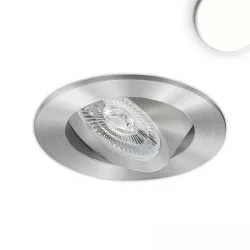 recessed luminaire SLIM68 MINI AMP round IP40, brushed aluminium  8W 960lm 4000K