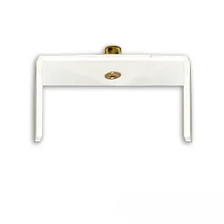 Pince de plafond pour rail conducteur triphasé CLASSIC RECESSED version pour montage encastré, blanche