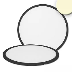 Luminaire de plafond SLIM300 haut bas, rond IP44, noir 