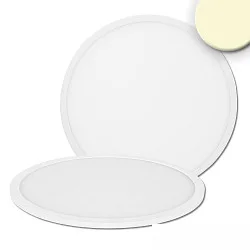 Luminaire de plafond SLIM300 haut bas, rond IP44, blanche 
