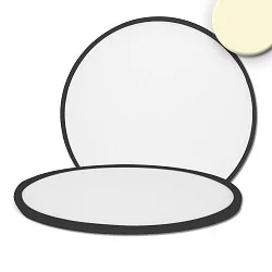 Luminaire de plafond SLIM420 haut bas, rond IP44, noir 