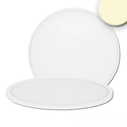 Luminaire de plafond SLIM420 haut bas, rond IP44, blanche 