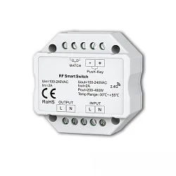 Interrupteur / inverseur SYS-PRO RF SMART SWITCH + ZIGBEE 3.0 PUSH contrôlable par ZigBee, commutable