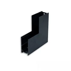 corner connector TRACK48 SURFACE isolated, mechanical, vertacal, black