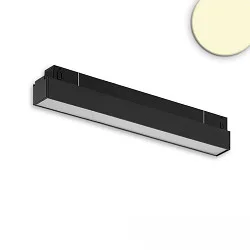 Halogène sur rail LINEAR LINE+ 30CM - TRACK48 rigide, commutable, fixation magnétique IP20, noir 