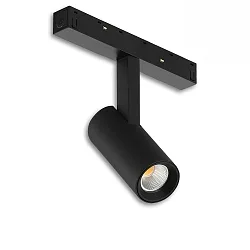 Halogène sur rail SPOT 7W - TRACK48 pivotant, UGR < 19, commutable, fixation magnétique IP20, noir 