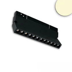 Halogène sur rail GRID SPOT 22CM - TRACK48 pivotant, commutable, avec grille, fixation magnétique IP20, noir 