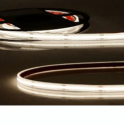 Bande LED siliconée HT930 COB / HIGH TEMPERATURE 100°C 2 pôles blanche