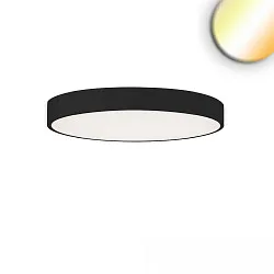 Luminaire de plafond COLOR SWITCH ROUND - Ø 60CM CCT Switch, UGR < 19, multipower IP40, noir gradable