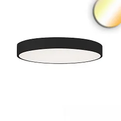 Luminaire de plafond COLOR SWITCH ROUND - Ø 80CM CCT Switch, UGR < 19, multipower IP40, noir gradable