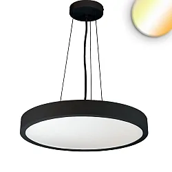 Luminaire à suspension COLOR SWITCH ROUND - Ø 100CM CCT Switch, UGR < 19, multipower IP42, noir gradable
