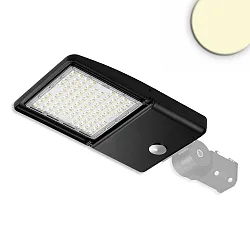 Élément chauffant LED STREET LIGHT HE75 / 1-10V DIM / ANGLE-TYPE III pivotant, avec capteur IP65, noir gradable