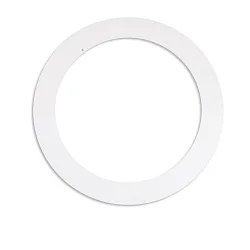 adapter INNER Ø 20.1CM / OUTER Ø 28.7CM round, with leaf springs, perforated, white