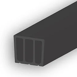 Profil de support CONRETE INLAY (DIVE24), noir