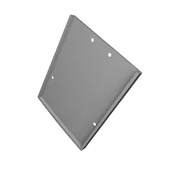 Embout EC115 (LAMP40) lot de 2, avec couverture, argent