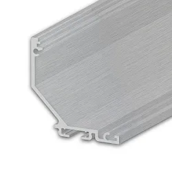Profil d'angle CORNER20 V3 (45°) version pour montage en surface, argent