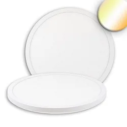 Luminaire de plafond SLIM400 PRO haut bas, CCT Switch, commutable IP44, blanche 