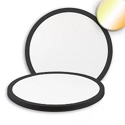 Luminaire de plafond SLIM400 PRO haut bas, CCT Switch, commutable IP44, noir 