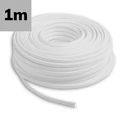 Câble PVC COATED - 2X0,75MM² H05VV-F -BY THE METER, noir