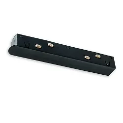 Connecteur TRACK48 - LINEAR MINI rigide, électrique, 4 pôles, universal, noir