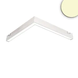 track spot CORNER 90° HORIZONTAL - TRACK48 (DALI) rigid, DALI controllable, horizontal, prismatic IP20, white dimmable