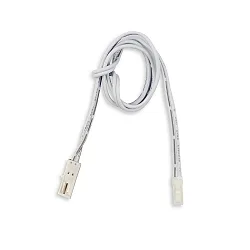 Adaptateur MINIAMP POLE-CHANGER MALE-FEMALE avec prise de courant, 2 pôles, blanche