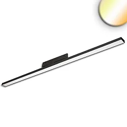 Luminaire triphasé LINEAR 120CM (DALI) rigide, contrôlable par DALI, CCT Switch, prismatique IP20, blanche gradable