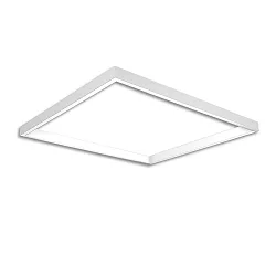 Rail d'alimentation TRACK48 H50 / 90 X 100CM (EMTPTY FRAME) angulaire, sans inserts, blanche