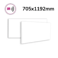 Panneau infrarouge BEST STANDARD 59.2 X 119.2CM sans cadre, blanche