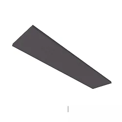 ACUOSTIC ABSORBER H25 / 32 X 150CM, anthrazit