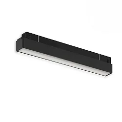 Lumière linéaire sur rail TRACK48 LINE+ ON-OFF 30CM avec diffuseur IP20, noir mat 