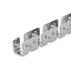Profil de montage NEON B04H08 flexible, argent