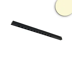 Luminaire sur rail avec grille TRACK48 LINE+ MINI ON-OFF 34CM commutable, prismatique IP20, noir mat 