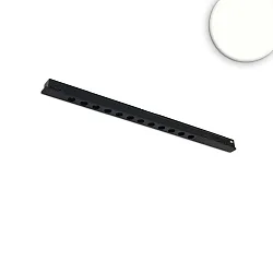 Luminaire sur rail avec grille TRACK48 LINE+ MINI ON-OFF 34CM commutable, prismatique IP20, noir mat 