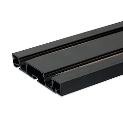 curtain rail CURTAIN 10 DOUBLE 1-fold, black