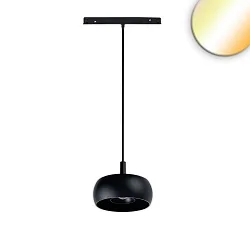 Lumière à suspension sur rail TRACK48 CIRCLE IP20, noir gradable