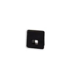 Embout EC 123 SURF 8 avec trou pour câble, noir