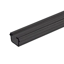 profilé pour rideaux, noir